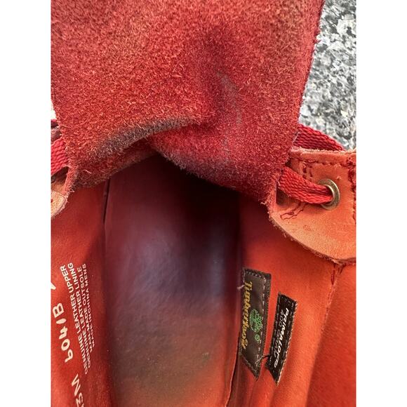 Timberland Beeline x Pharrell Red Leather Boots Men’s Size 13 M main image 4